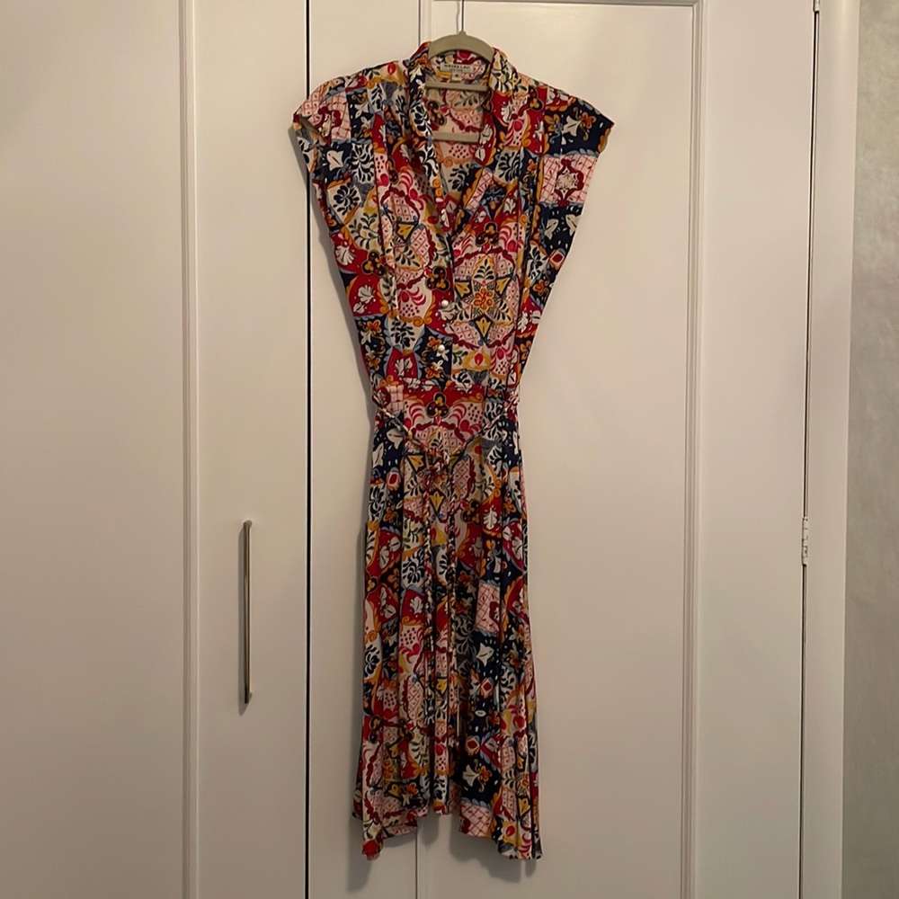 Nieves Lavi Size 6 Print Dress